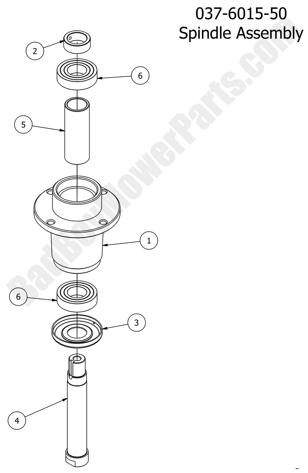 2016 Compact OutlawSpindle Assembly DiagramBad Boy Mower Parts